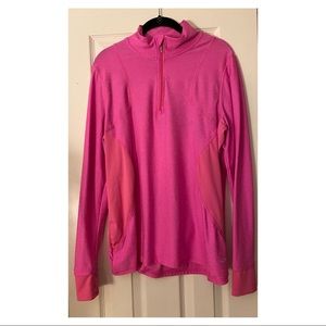 C9 1/4 zip Hot Pink breathable mock neck jacket XL